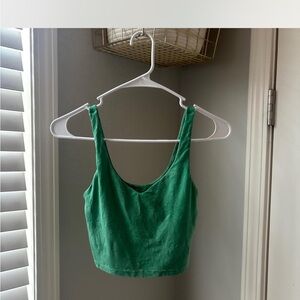 washed green tank